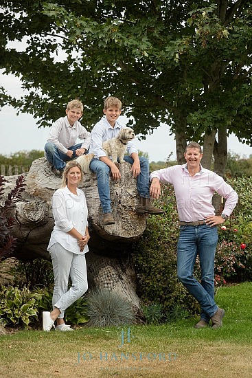Laura & Mark with Jack & Max